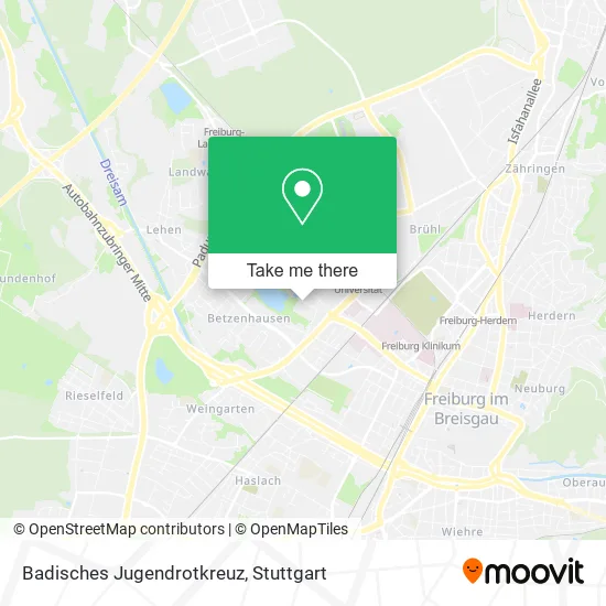 Карта Badisches Jugendrotkreuz