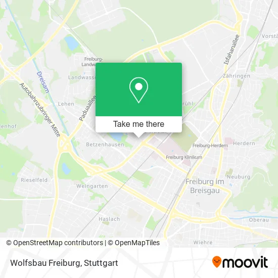 Карта Wolfsbau Freiburg