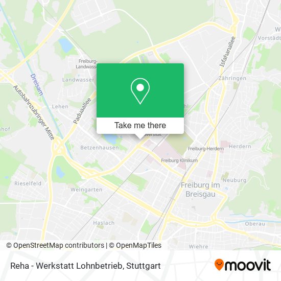 Карта Reha - Werkstatt Lohnbetrieb