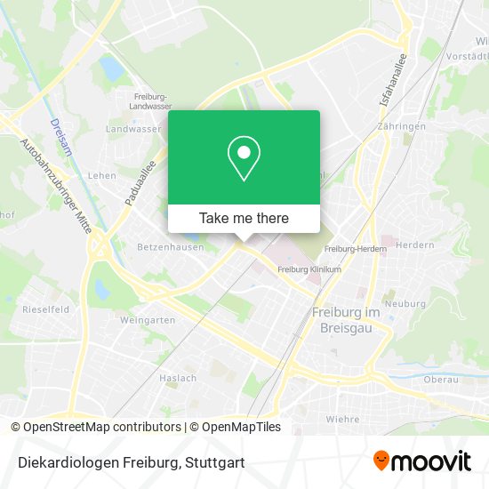 Diekardiologen Freiburg map