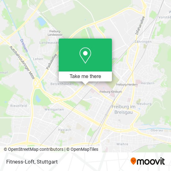 Fitness-Loft map