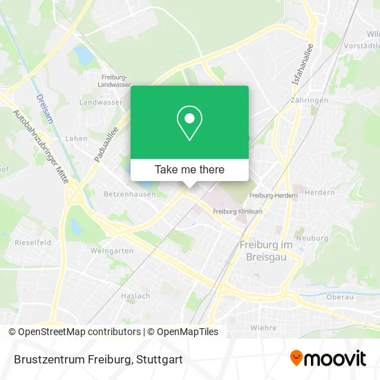 Карта Brustzentrum Freiburg