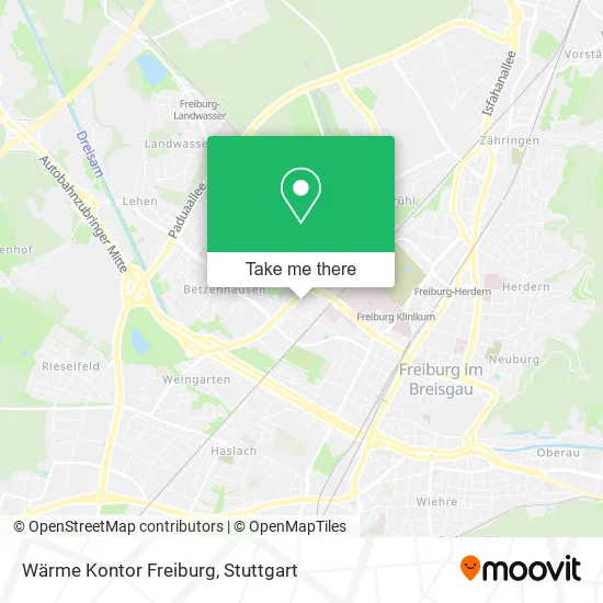 Карта Wärme Kontor Freiburg