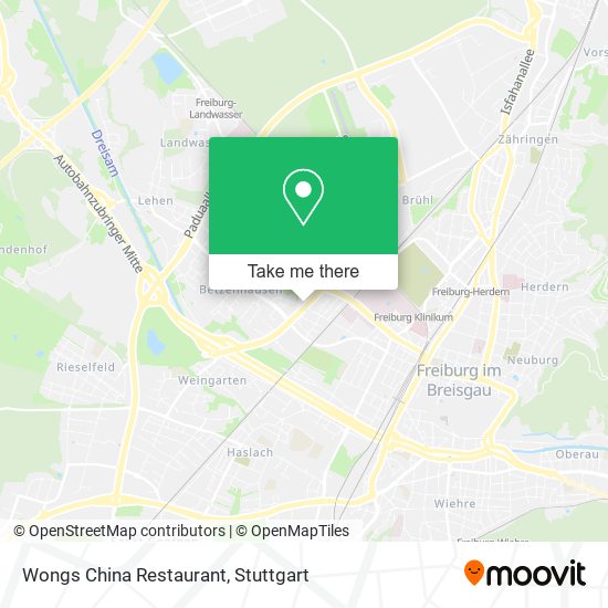 Карта Wongs China Restaurant
