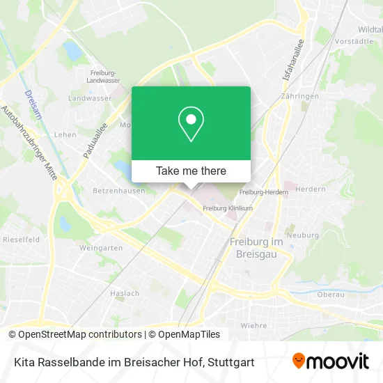 Карта Kita Rasselbande im Breisacher Hof