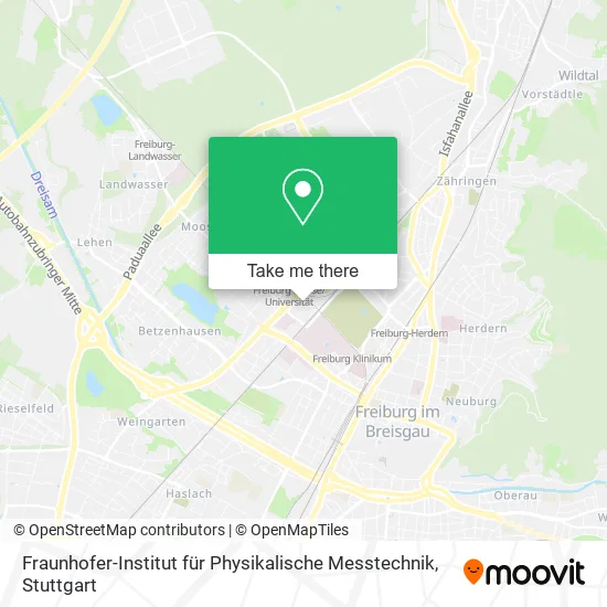 Карта Fraunhofer-Institut für Physikalische Messtechnik