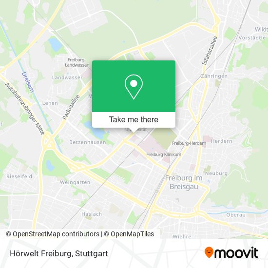 Hörwelt Freiburg map