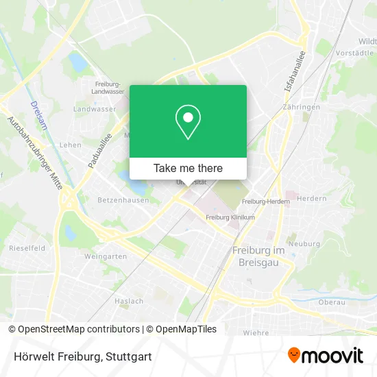 Карта Hörwelt Freiburg