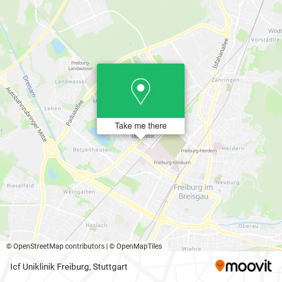 Карта Icf Uniklinik Freiburg