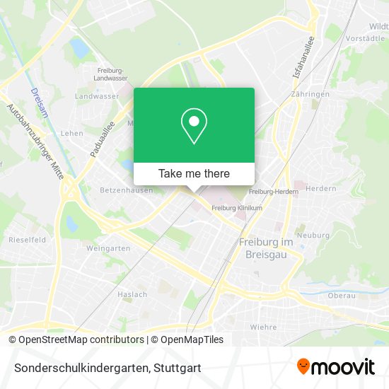 Sonderschulkindergarten map