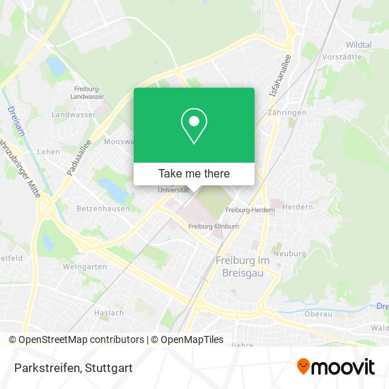 Карта Parkstreifen