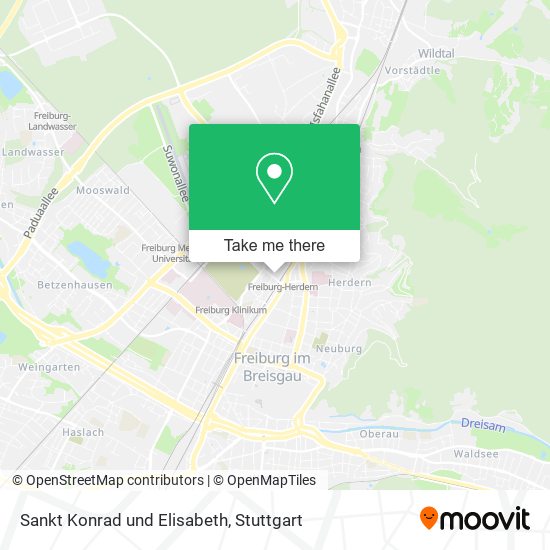 Sankt Konrad und Elisabeth map