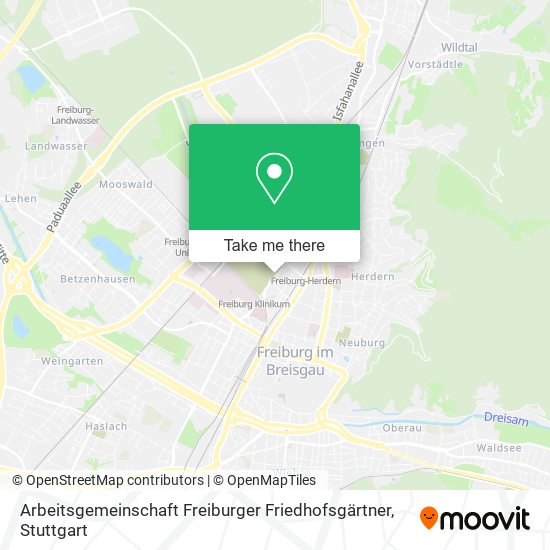 Arbeitsgemeinschaft Freiburger Friedhofsgärtner map