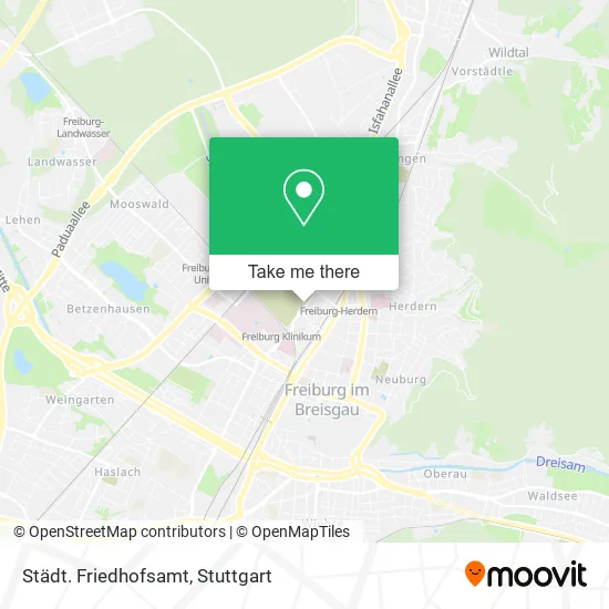 Карта Städt. Friedhofsamt