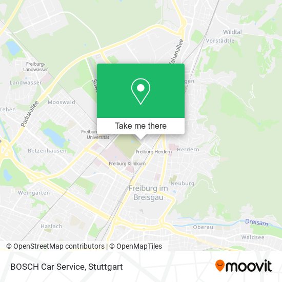 BOSCH Car Service map