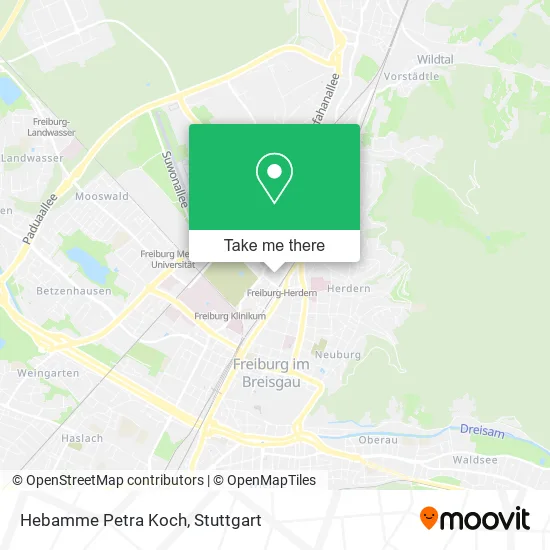 Карта Hebamme Petra Koch