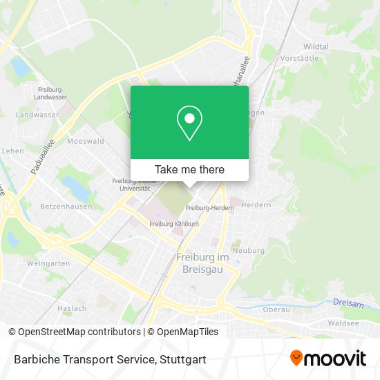 Barbiche Transport Service map