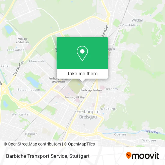 Карта Barbiche Transport Service