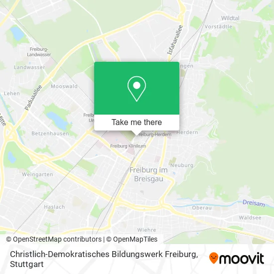 Карта Christlich-Demokratisches Bildungswerk Freiburg