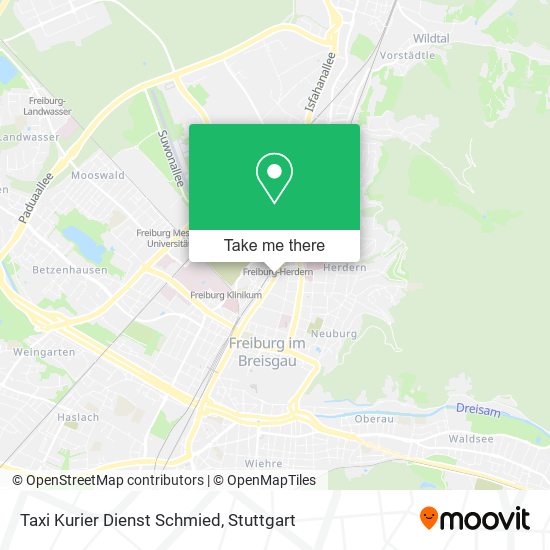Taxi Kurier Dienst Schmied map