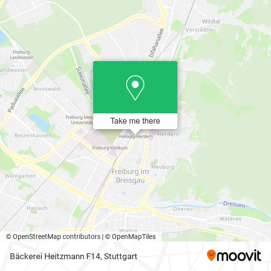 Карта Bäckerei Heitzmann F14