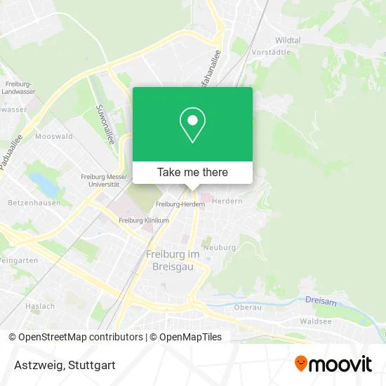 Карта Astzweig