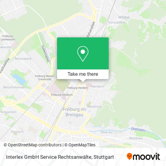 Interlex GmbH Service Rechtsanwälte map