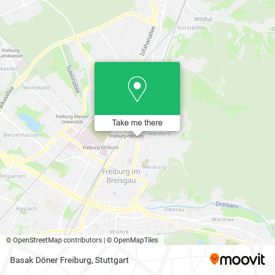 Карта Basak Döner Freiburg