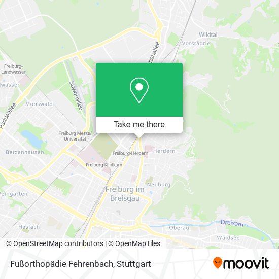 Fußorthopädie Fehrenbach map