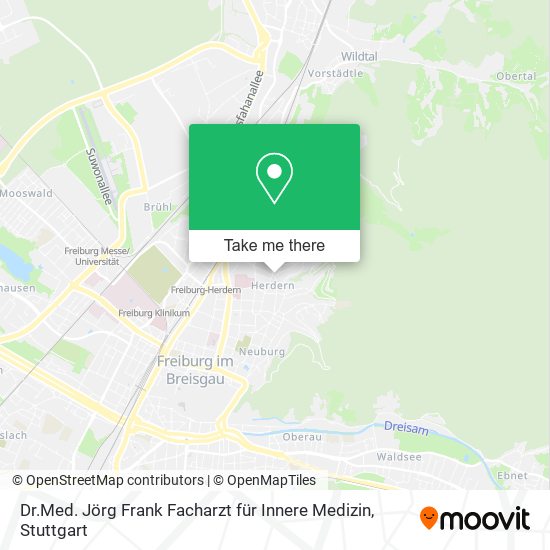 Dr.Med. Jörg Frank Facharzt für Innere Medizin map