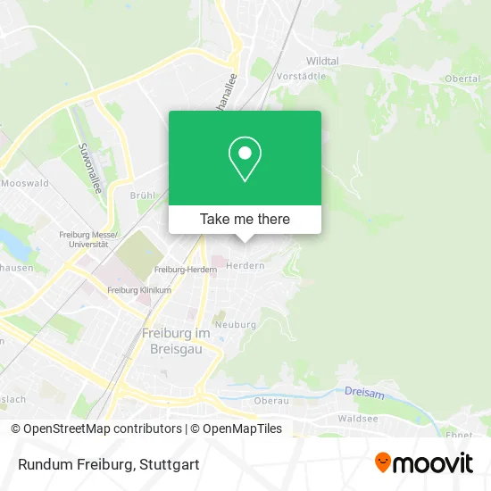 Карта Rundum Freiburg