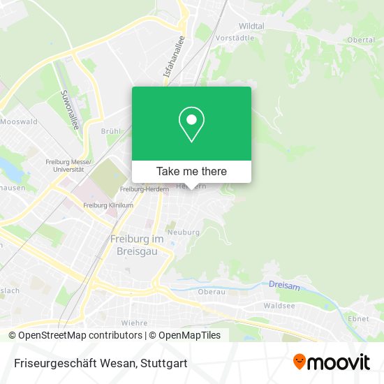 Friseurgeschäft Wesan map