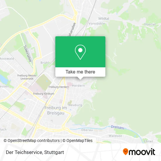 Карта Der Teichservice