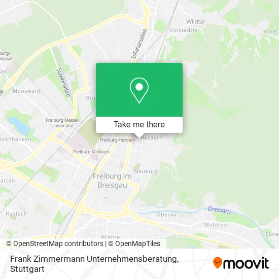 Карта Frank Zimmermann Unternehmensberatung