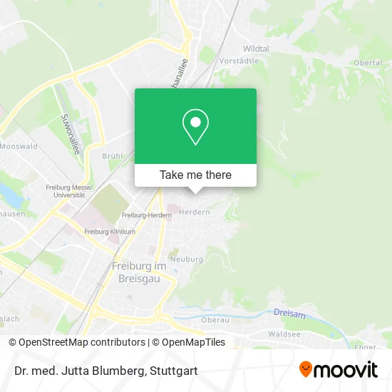 Карта Dr. med. Jutta Blumberg