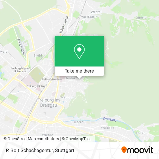 Карта P. Bolt Schachagentur