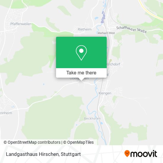 Landgasthaus Hirschen map