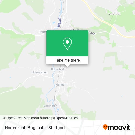 Narrenzunft Brigachtal map