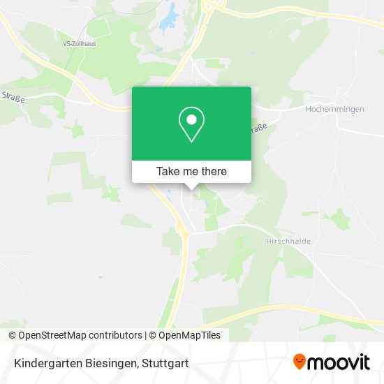 Kindergarten Biesingen map