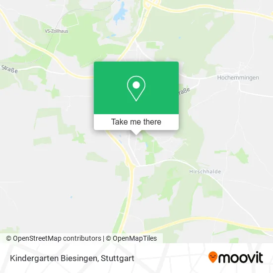 Карта Kindergarten Biesingen