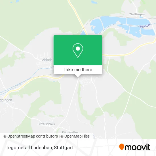 Карта Tegometall Ladenbau