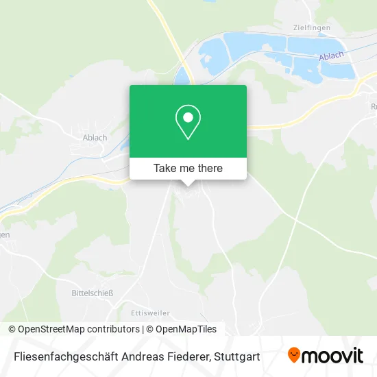 Карта Fliesenfachgeschäft Andreas Fiederer