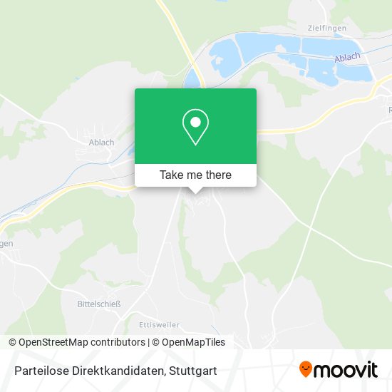 Parteilose Direktkandidaten map