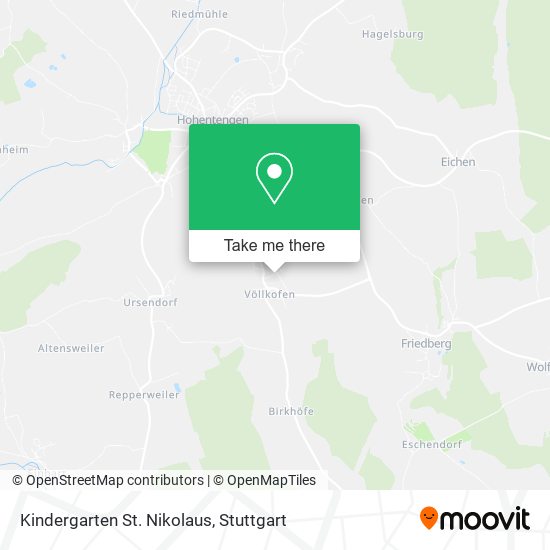 Kindergarten St. Nikolaus map