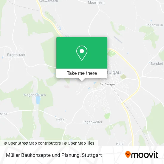 Карта Müller Baukonzepte und Planung