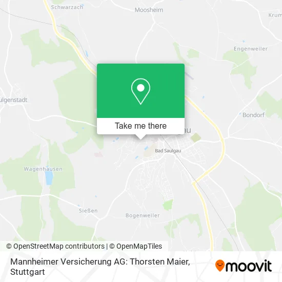 Карта Mannheimer Versicherung AG: Thorsten Maier