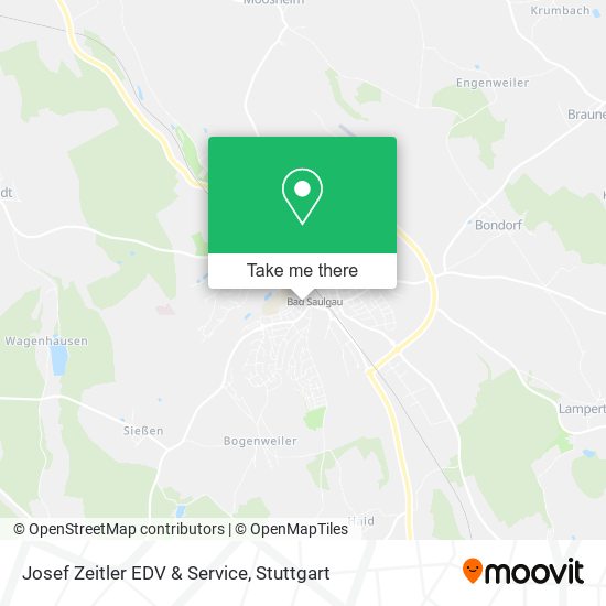 Josef Zeitler EDV & Service map
