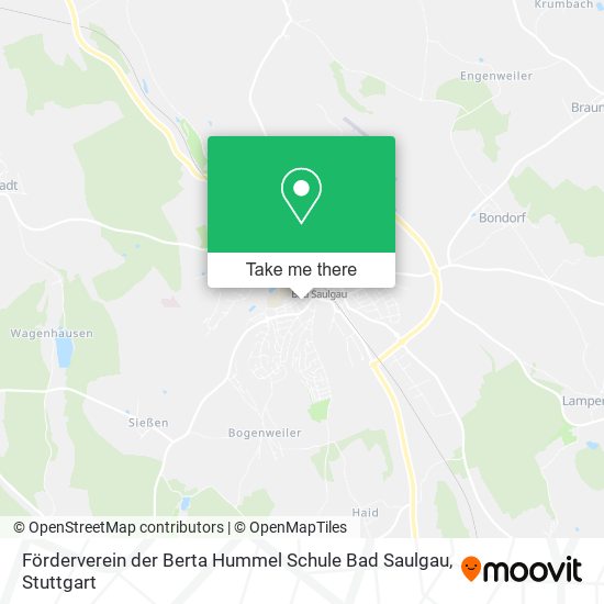 Förderverein der Berta Hummel Schule Bad Saulgau map