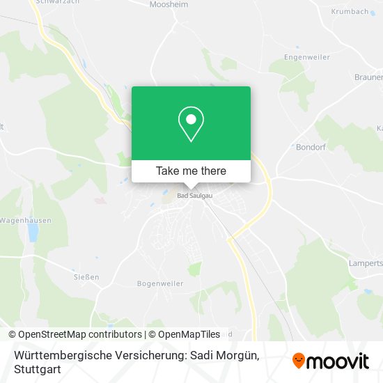 Württembergische Versicherung: Sadi Morgün map