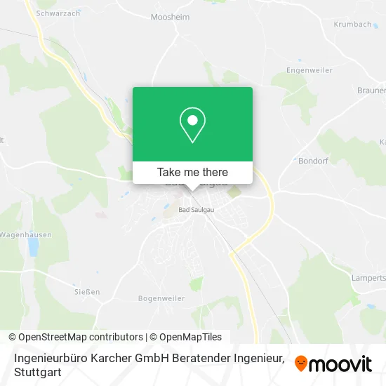 Карта Ingenieurbüro Karcher GmbH Beratender Ingenieur